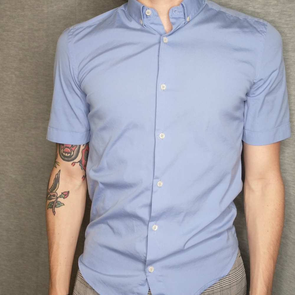 EUC Superslim Zara Men's Short Sleeve - Picture 1 of 4